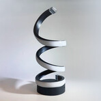 2 Pack LED Swirl Lamp (Black)