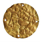 Rare Greek Gold Plaque of Dionysos // 3rd-1st Century BC