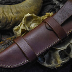 The Wlidland Razor // Clip Point // White Sheep Horn