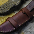 The Silent Veil // Clip Point // Pine Cone Epoxy Resin