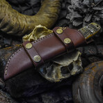 The Wlidland Razor // Clip Point // White Sheep Horn