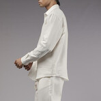 Muslin Button-Up Shirt // Off-White (M)