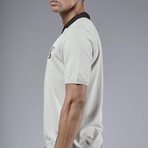 Knit Polo Shirt // Gray + Black (S)