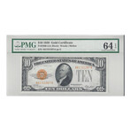 1928 $ 10 Gold Certificate PMG 64 # 267