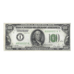 1928 $ 100 Federal Reserve Note # 1 Boston REDEEMABLE IN GOLD LOW SERIAL # 227