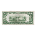 1929 $ 20 NATIONAL BANK OF WASHINGTON DISTRICT OF COLUMBIA # 176