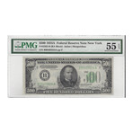 1934 A $ 500 Federal Reserve PMG 55 EPQ Low Serial Number