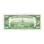 1929 $ 50 BANK OF AMERICA NATIONAL TRUST AND SAVINGS ASSOCIATION SAN FRANCISCO, CALIFORNIA # 950