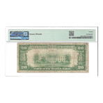 1929 $ 20 ANGLO & LONDON PARIS NATIONAL BANK OF SAN FRANCISSCO CALIFORNIA PMG 20 # 163