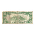 1929 $ 10 ANGLO & LONDON PARIS NATIONAL BANK OF SAN FRANCISCO CALIFORNIA # 655