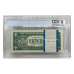 1957 B $ 1 Silver Certificate VERY HIGH GRADE PACK PCGS 65 PPQ GEM UNCIRCULATED LUCKY SERIAL NUMBER 777