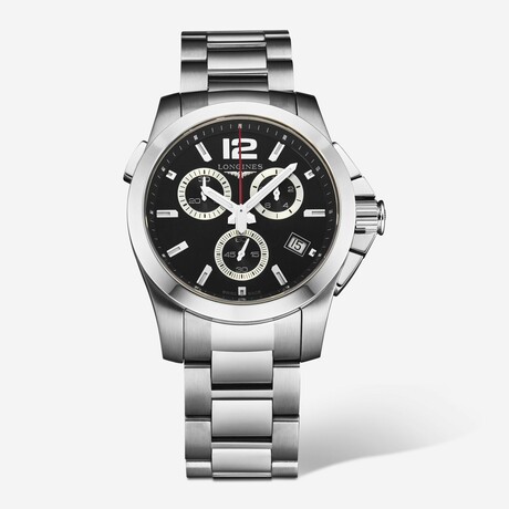 Longines Conquest Chronograph Quartz // L37024566 // New