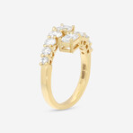 18K Yellow Gold Diamond Wrap Ring // Ring Size: 6 // New
