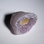 Botryoidal Fluorite in Quartz var. Amethyst Geode from Uruguay