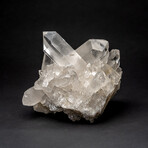Genuine Clear Quartz Crystal Cluster from Brazil