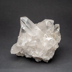 Genuine Clear Quartz Crystal Cluster from Brazil