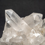 Genuine Clear Quartz Crystal Cluster from Brazil