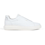 Lucas Laceless Leather Sneaker // White (US: 9)