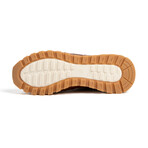 Edward Runner Leather & Suede Sneaker // Gray + Navy (US: 10)