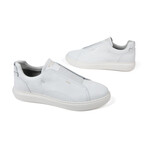 Lucas Laceless Leather Sneaker // White (US: 9)