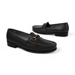Lucca Leather Bit Loafer // Black (US: 7)