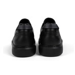 Lucas Laceless Leather Sneaker // Black (US: 11)