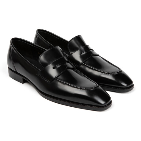 Belmont Paten Leather Penny Loafer // Black Onyx (UK: 7)