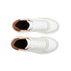Nash Court Leather & Suede Sneake // White + Cognac (US: 10)