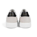 Acton Court Leather & Suede Sneaker // White + Navy (US: 7)