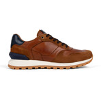 Edward Runner Leather & Suede Sneaker // Cognac + Navy (US: 11)