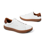 Paul Leather Sneaker// White (US: 9)