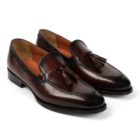 Camden Leather Tassel Loafer // Cafe Noir Brown (UK: 7)