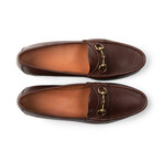 Lucca Leather Bit Loafer // Dark Brown (US: 8.5)