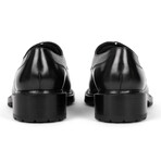 Sierra Leather Grain & Suede Moc Shoe // Midnight Black (US: 10)