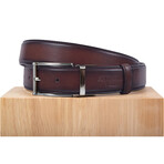 Bari Belt Leather // Brown Antique (34)