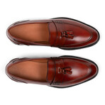 Riverton Leather Tassel Loafer // Sienna Rouge Tan (US: 7)