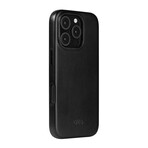 Clop Leather Magnetic Case // iPhone 16 Pro (Raven)