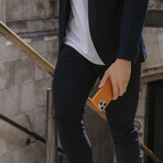 Clop Leather Magnetic Case // iPhone 16 Pro Max (Raven)