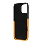 Metro Leather Wallet Case // iPhone 16 Pro Max (Caramel/Raven)