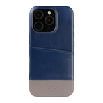 Metro Leather Wallet Case // iPhone 16 Pro (Caramel/Raven)