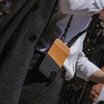 Metro Leather Wallet Case // iPhone 16 Pro Max (Caramel/Raven)