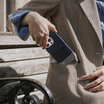 Metro Leather Wallet Case // iPhone 16 Pro (Caramel/Raven)