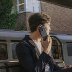 Clop Leather Magnetic Case // iPhone 16 Pro Max (Raven)