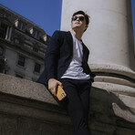 Clop Leather Magnetic Case // iPhone 16 Pro (Raven)