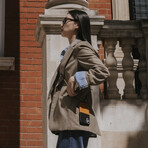 Metro Leather Wallet Case // iPhone 16 Pro (Caramel/Raven)