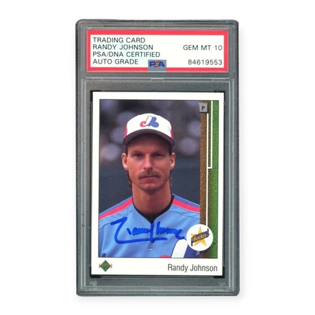 Randy Johnson // 1989 Upper Deck Autograph // RC // PSA 10 AG