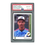 Randy Johnson // 1989 Upper Deck Autograph // RC // PSA 10 AG