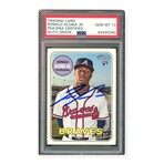 Ronald Acuna Jr. // 2018 Topps Heritage Autograph // RC // PSA 10 AG