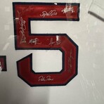 2004 Boston Red Sox // Team Signed Jersey + Framed