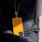 iPhone Lanyards Connector+Strap (Caramel)